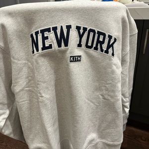 Kith for the New York Knicks City Sweatshirt NEW XXL Light Grey